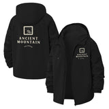 Ancient Mountain Tea House Unisex Full-Zip Printed Waterproof Hooded Windbreaker