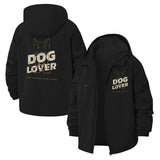Dog Lover Unisex Full-Zip Printed Waterproof Hooded Windbreaker