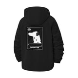 Dalmatian Graphic Unisex Full-Zip Printed Waterproof Hooded Windbreaker