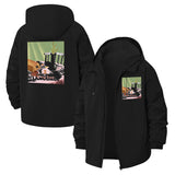Surreal Abstract Art Unisex Full-Zip Printed Waterproof Hooded Windbreaker