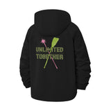Magic Wand Unlimited Together Unisex Full-Zip Printed Waterproof Hooded Windbreaker