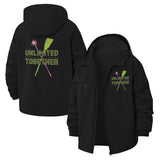 Magic Wand Unlimited Together Unisex Full-Zip Printed Waterproof Hooded Windbreaker