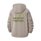Magic Wand Unlimited Together Unisex Full-Zip Printed Waterproof Hooded Windbreaker