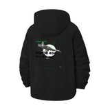 Error 404 Unisex Full-Zip Printed Waterproof Hooded Windbreaker