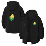 Cute Lemon Botanical Unisex Full-Zip Printed Waterproof Hooded Windbreaker