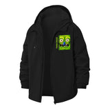 Funny Gross Cartoon Unisex Full-Zip Printed Waterproof Hooded Windbreaker
