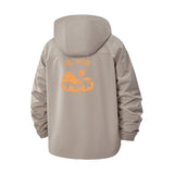 Hiking Motivation Unisex Full-Zip Printed Waterproof Hooded Windbreaker