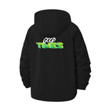 Good Times Unisex Full-Zip Printed Waterproof Hooded Windbreaker