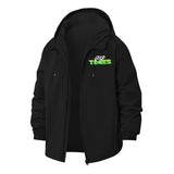 Good Times Unisex Full-Zip Printed Waterproof Hooded Windbreaker