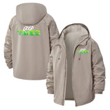 Good Times Unisex Full-Zip Printed Waterproof Hooded Windbreaker