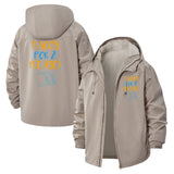 Taco Lover Unisex Full-Zip Printed Waterproof Hooded Windbreaker