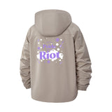 Pride Riot Unisex Full-Zip Printed Waterproof Hooded Windbreaker