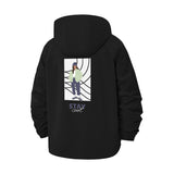 Stay Cool Unisex Full-Zip Printed Waterproof Hooded Windbreaker