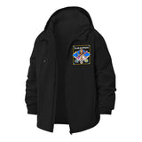 Saraswati Goddess Unisex Full-Zip Printed Waterproof Hooded Windbreaker