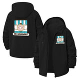 Mr. Doughnut Shop Unisex Full-Zip Printed Waterproof Hooded Windbreaker
