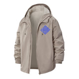 Tassle Worth The Hassle Unisex Full-Zip Printed Waterproof Hooded Windbreaker