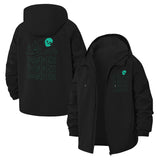 Danger Skull Unisex Full-Zip Printed Waterproof Hooded Windbreaker