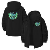Street Logo Unisex Full-Zip Printed Waterproof Hooded Windbreaker