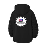 Embrace Neurodiversity Unisex Full-Zip Printed Waterproof Hooded Windbreaker