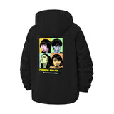 Pop Art Portraits Unisex Full-Zip Printed Waterproof Hooded Windbreaker