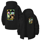 Pop Art Portraits Unisex Full-Zip Printed Waterproof Hooded Windbreaker