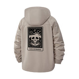 La Catrina Skull Unisex Full-Zip Printed Waterproof Hooded Windbreaker