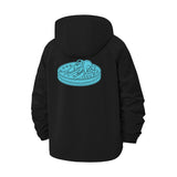 Anchovy Tin Illustration Unisex Full-Zip Printed Waterproof Hooded Windbreaker