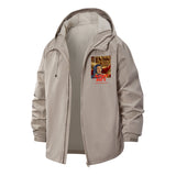 Mutant Bats Unisex Full-Zip Printed Waterproof Hooded Windbreaker
