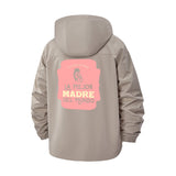 Mother's Day Tribute Unisex Full-Zip Printed Waterproof Hooded Windbreaker