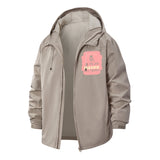 Mother's Day Tribute Unisex Full-Zip Printed Waterproof Hooded Windbreaker