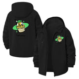 Banana Milk Unisex Full-Zip Printed Waterproof Hooded Windbreaker