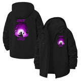 Coven Witch Unisex Full-Zip Printed Waterproof Hooded Windbreaker