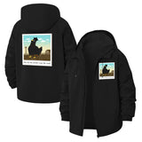Funny Chicken Motif Unisex Full-Zip Printed Waterproof Hooded Windbreaker