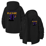 Funny Goth Creature Unisex Full-Zip Printed Waterproof Hooded Windbreaker