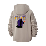 Funny Goth Creature Unisex Full-Zip Printed Waterproof Hooded Windbreaker