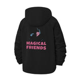 Magical Friends Unisex Full-Zip Printed Waterproof Hooded Windbreaker