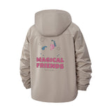 Magical Friends Unisex Full-Zip Printed Waterproof Hooded Windbreaker