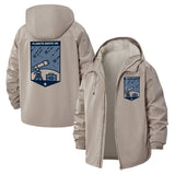 Astronomy Telescope Unisex Full-Zip Printed Waterproof Hooded Windbreaker