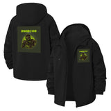 Zombie Horror Unisex Full-Zip Printed Waterproof Hooded Windbreaker