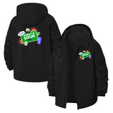 Sweet and Sour Candy Unisex Full-Zip Printed Waterproof Hooded Windbreaker