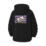Urban Rhythms Cassette Unisex Full-Zip Printed Waterproof Hooded Windbreaker
