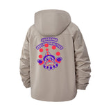 Juggling Clown Unisex Full-Zip Printed Waterproof Hooded Windbreaker