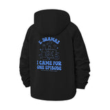 K-Drama binge Unisex Full-Zip Printed Waterproof Hooded Windbreaker