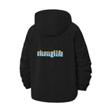 Cheug Life Unisex Full-Zip Printed Waterproof Hooded Windbreaker