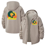 Aloha Surfer Unisex Full-Zip Printed Waterproof Hooded Windbreaker