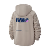 Boundless Expanses Unisex Full-Zip Printed Waterproof Hooded Windbreaker