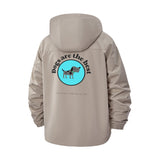 Dog Lover Unisex Full-Zip Printed Waterproof Hooded Windbreaker