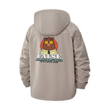Funny Bear Mondays Unisex Full-Zip Printed Waterproof Hooded Windbreaker