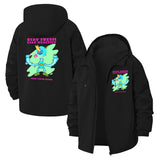 Stay Fresh Monster Unisex Full-Zip Printed Waterproof Hooded Windbreaker