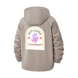 HIV AIDS Awareness Unisex Full-Zip Printed Waterproof Hooded Windbreaker